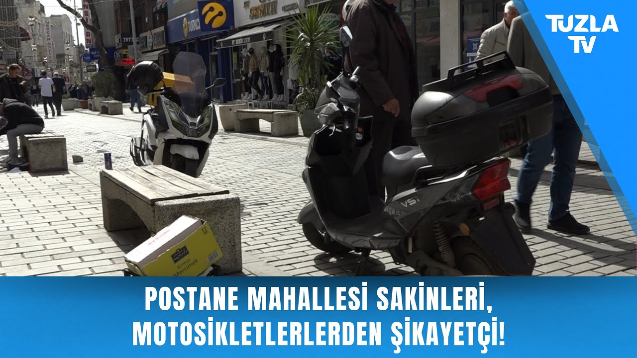 POSTANE MAHALLESİ SAKİNLERİ, DAR SOKAKLARDAN GEÇEN MOTOSİKLETLERLERDEN ŞİKAYETÇİ!