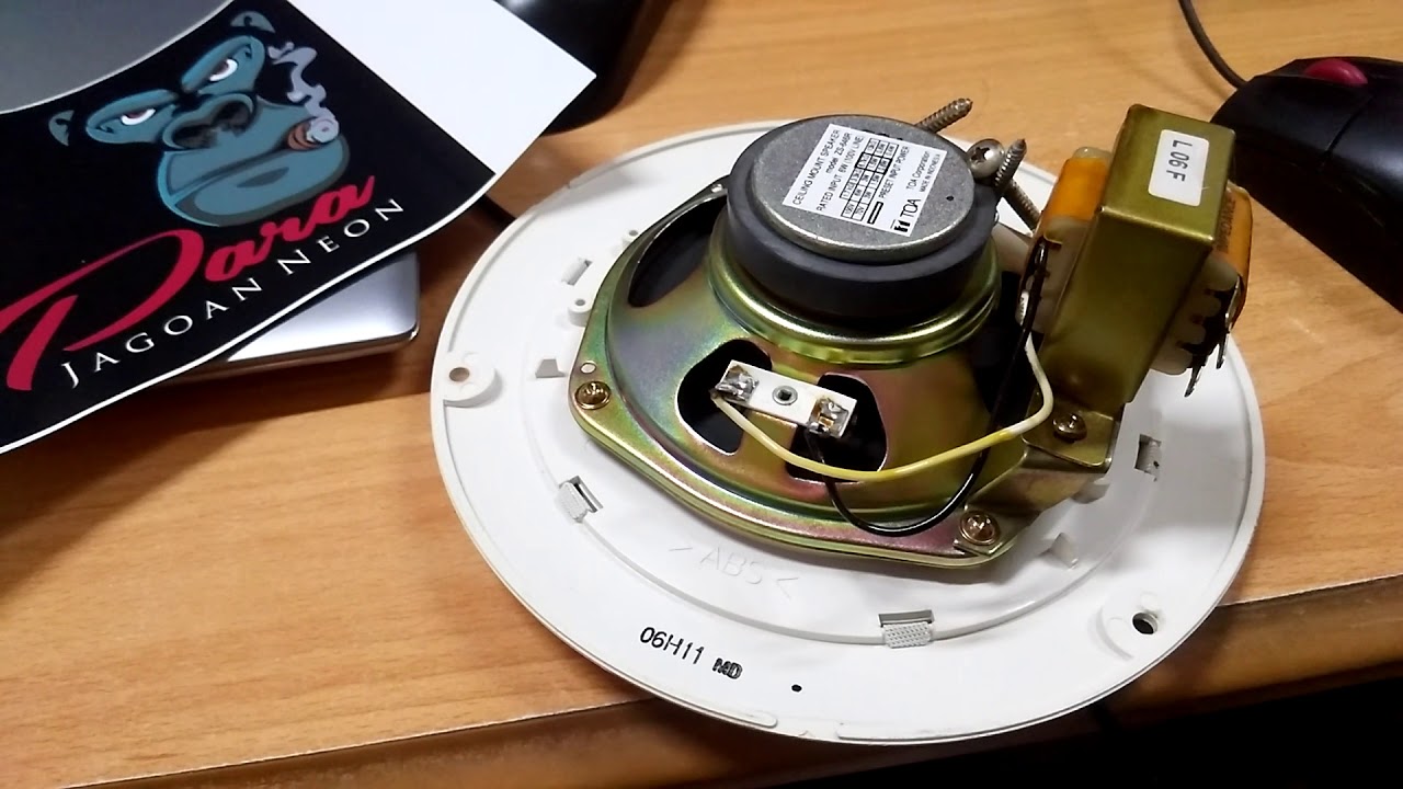 Ceiling speaker toa type zs-646r - ceiling mount speaker #toa #speaker #ceiling #mount #yg3fzi