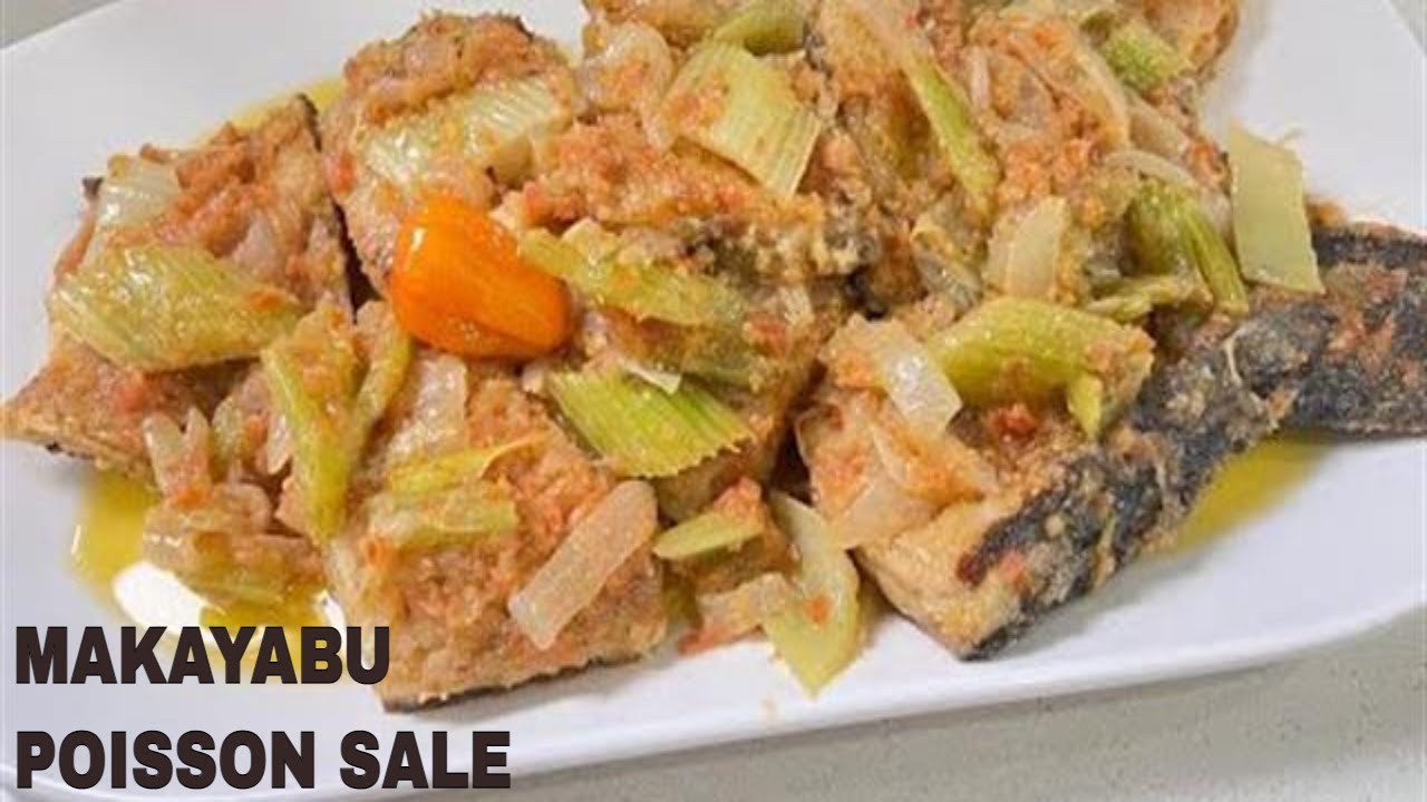 Makayabu, Poisson salé à la sauce | Makayabu Recette