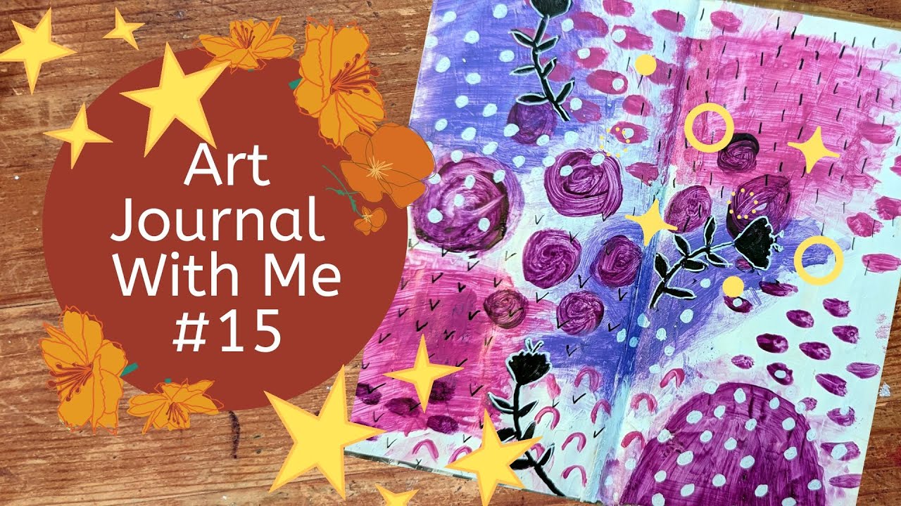 A VLOG, plus Mixed Media Art Journal With Me 15 | Watercolours failed me. | 