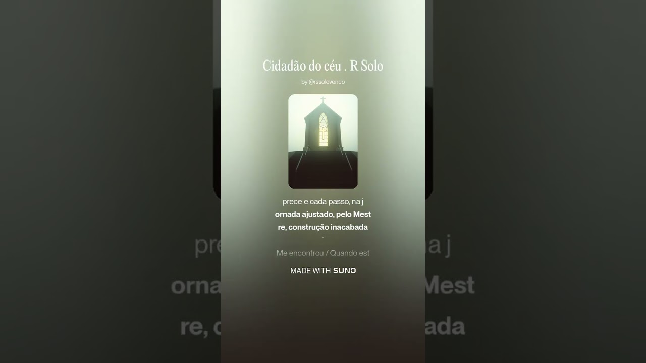 Cidadão do céu . R Solo