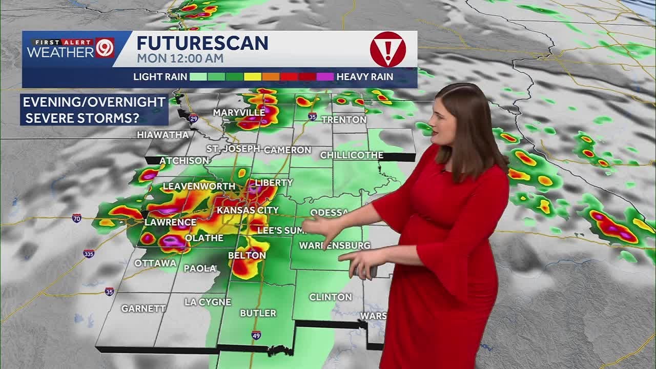 Alert Day: Severe storms possible Sunday PM