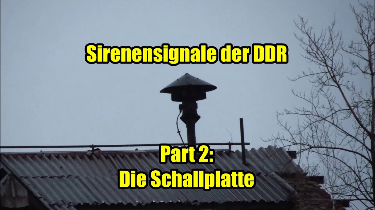 Sirenensignale der DDR - Die Schallplatte