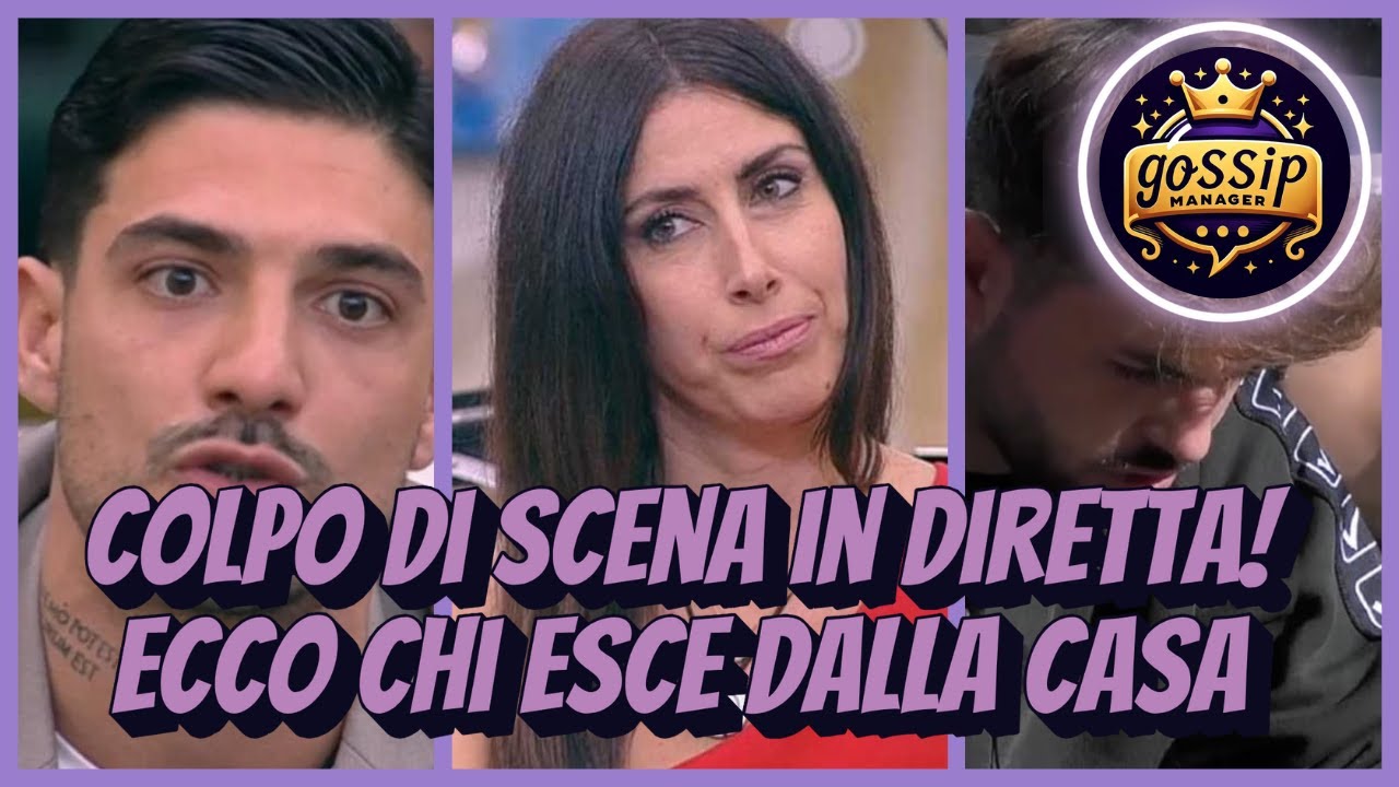 Grande Fratello Colpo di scena in diretta! Ecco chi esce dalla casa 😱
