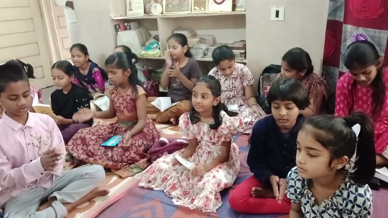 Balavihar children singing Sri Krishna song❤️