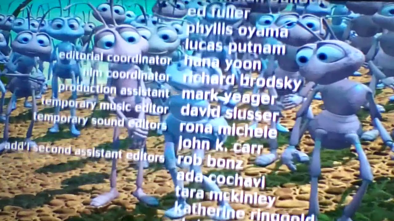A Bug's Life Credits