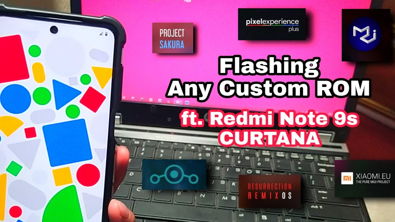 Full Video Tutorial | Flash Any Custom ROM in Redmi Note 9s Curtana 🔥🔥🔥