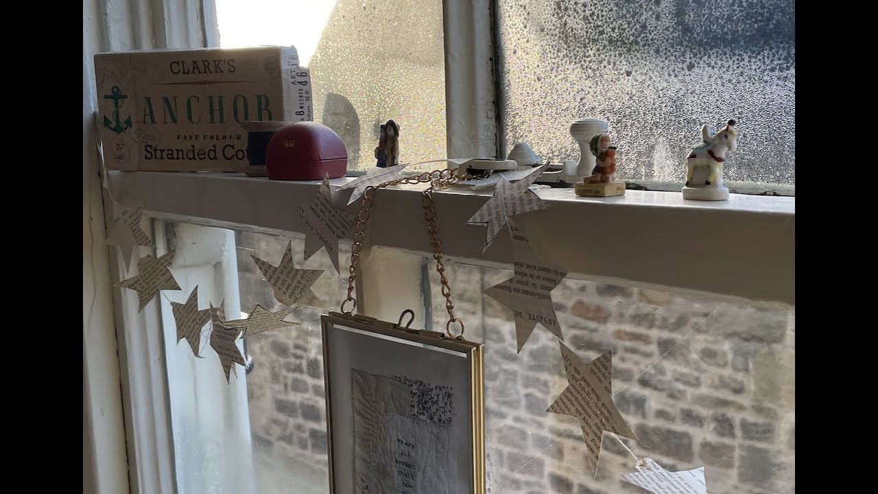 Sew Simple Festive Paper Garland Tutorial