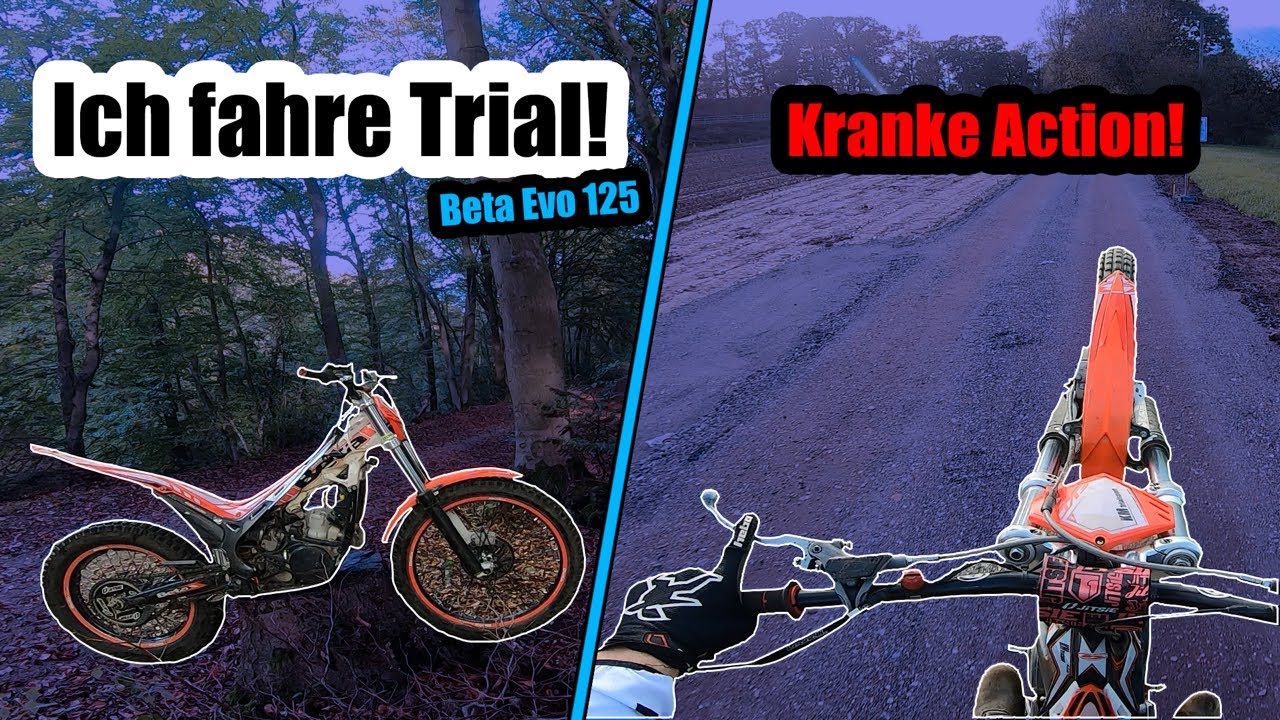 Ich fahre TRIAL MOTORRAD! - KRANKE Action! & FAILS? | Beta Evo 125 | Motovlog | GoPro | German