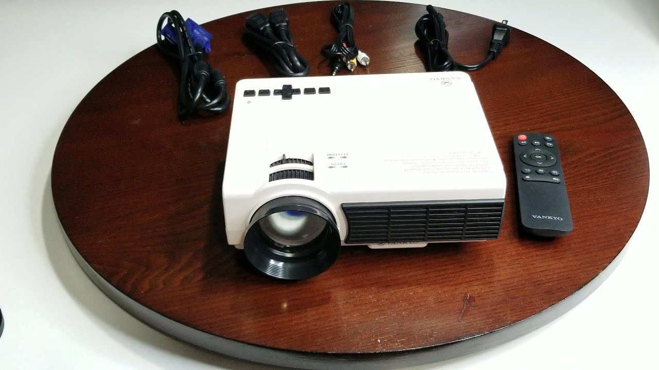 Vankyo Leisure 3W Mini WiFi Portable Projector, 1080P, 3600 LUX, IOS/Android Devices, Home & Outdoor
