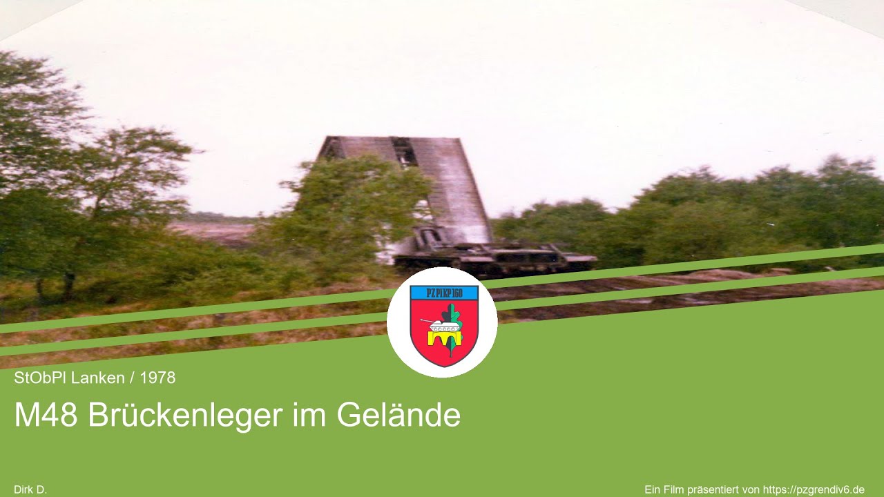 PzPiKp 160 - M48 Br&uuml;ckenleger im Gel&auml;nde (1978)