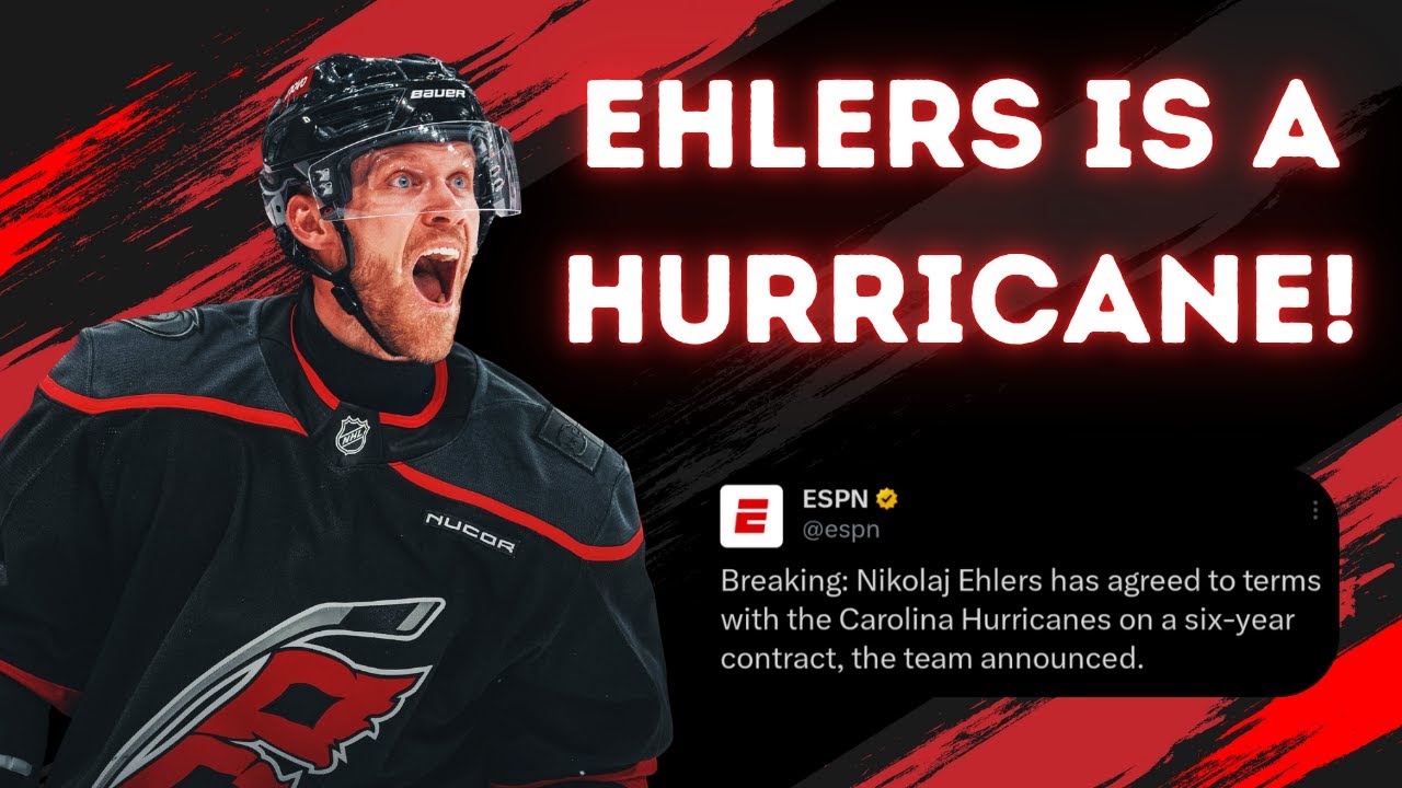 Nikolaj Ehlers TRADED to Carolina Hurricanes! 6-Year Deal BREAKDOWN