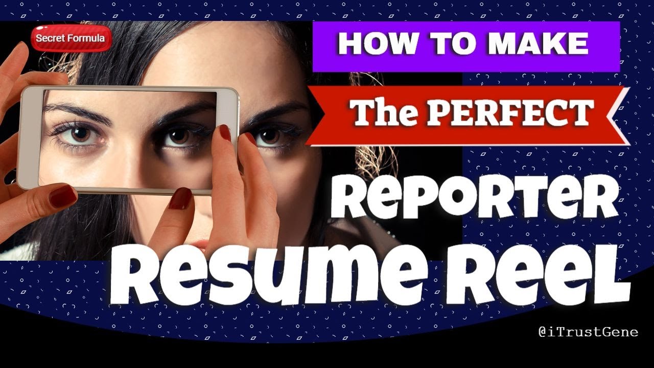 How to Make the PERFECT Video Resume Reel - WATCH THE REPLAY of the LIVE EVENT