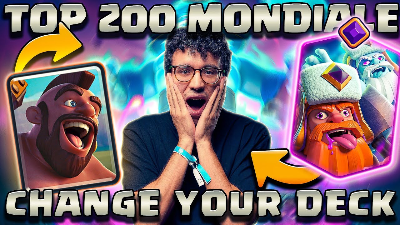 TOP 200 MONDIALE CON CHANGE YOUR DECK CHALLENGE... CHE PARTITE! - CLASH ROYALE ITA