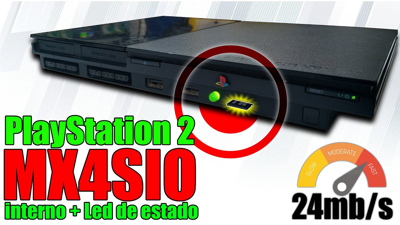 Revive tu PS2 con este MOD INCREÍBLE! 🤩 MX4SIO + LED (Fácil y Rápido)