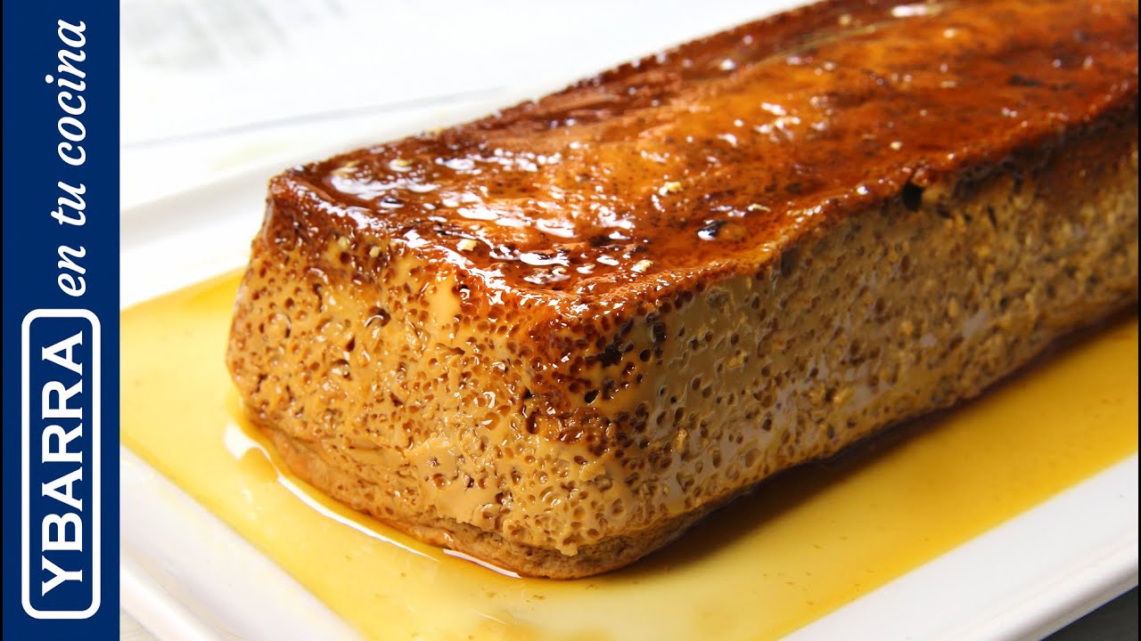 Flan de dulce de leche