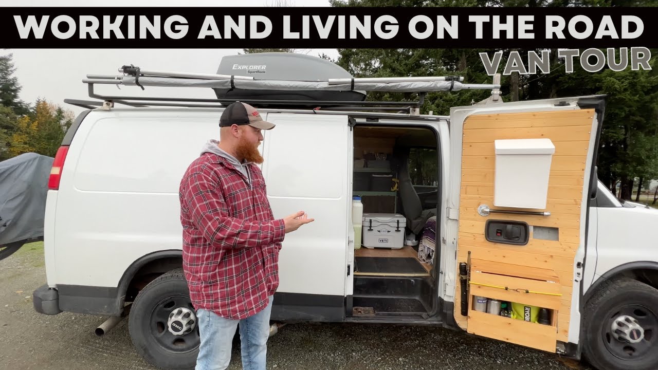 Taking Random Jobs Along His Travels | See Inside The Van Home Of a Solo Nomad