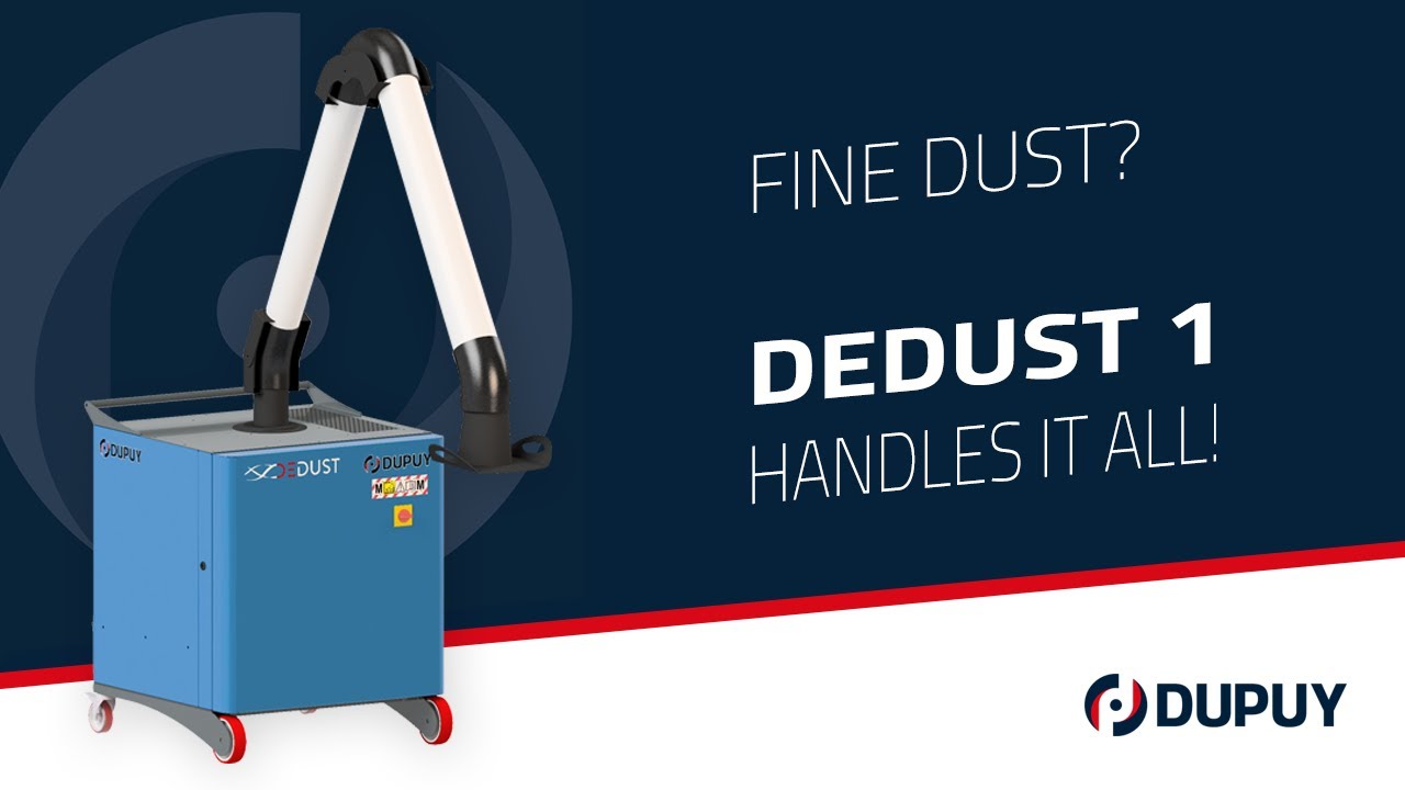 DEDUST 1 – Industrial dust collector for fine dust in the air