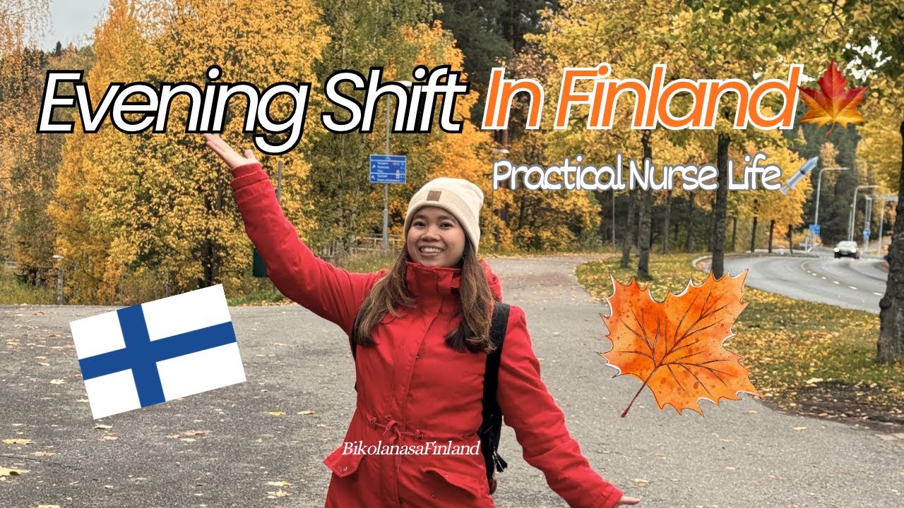 Evening Shift in Finland 🇫🇮 | Practical Nurse Autumn Vlog 🍁