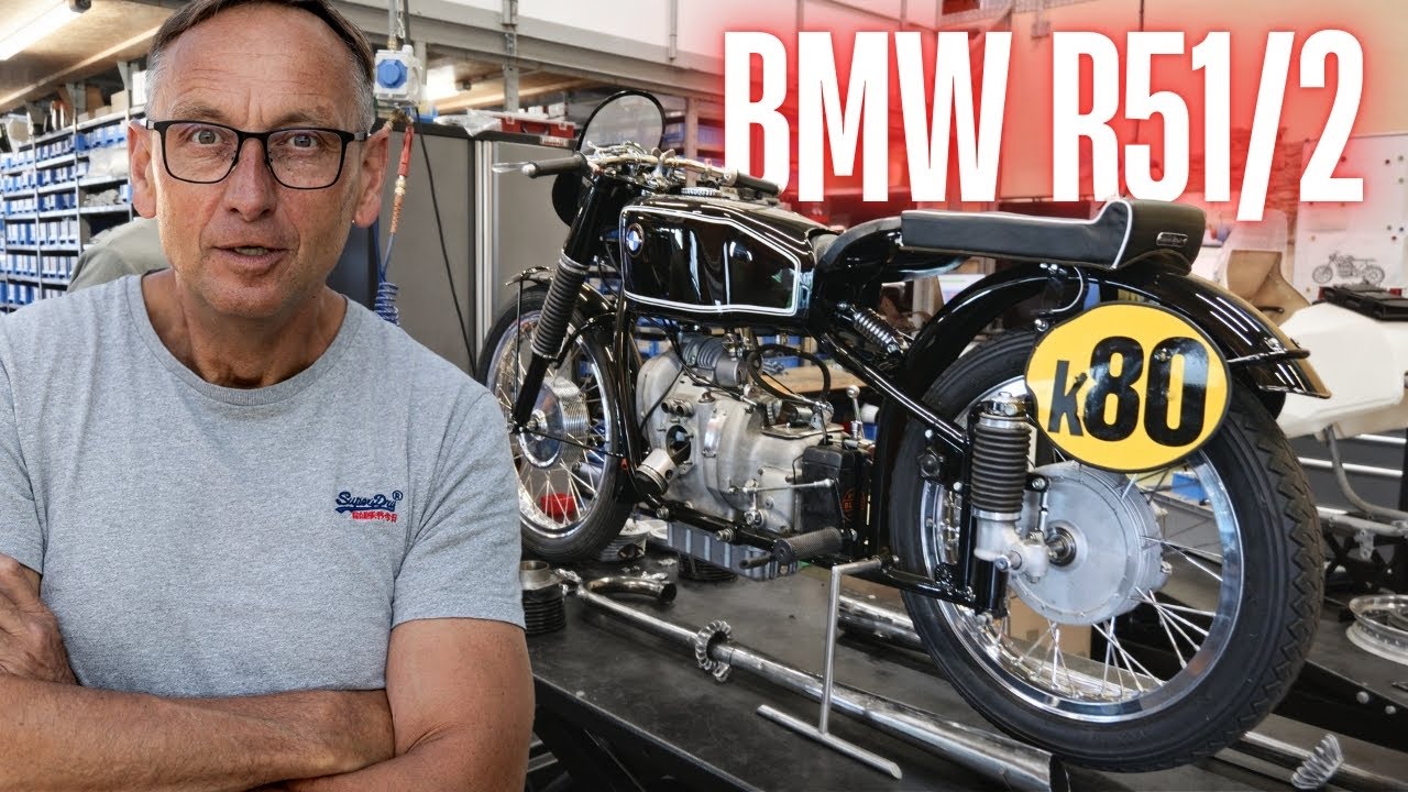 BMW R51/2 K80 Rennmaschine zur Restauration - Dietmar staunt!
