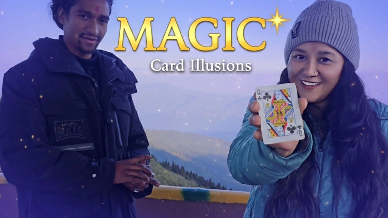 BEST REACTION EVER @sushmitachettrivlogs  😱/ DARJEELING 🕳 / PLAYING CARDS MAGIC 👾 / ABISHIV KARMA 🙏😊