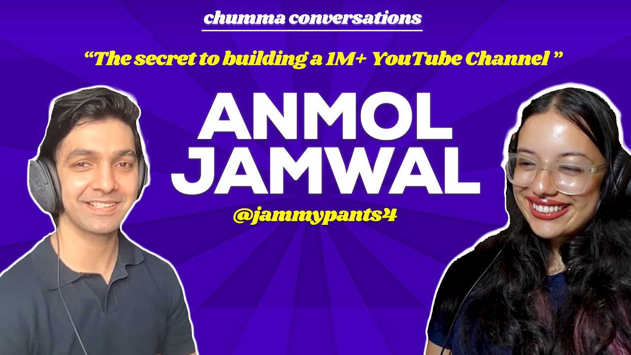 Anmol Jamwal (aka jammy pants) on his school life, handling hate & how to build a 1M+YouTube channel