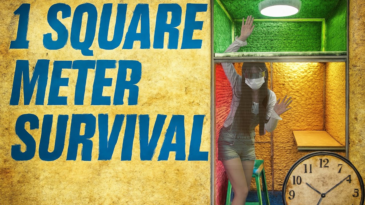 Challenge: Survive for 24 hours in a 1-square-meter house.