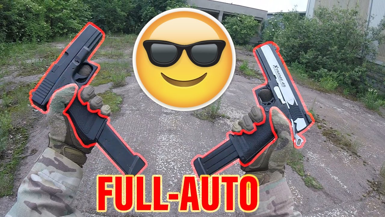 Going FULL AUTO in the Factory | CYMA CM 030 and TM Hi-Capa Xtreme .45 Gameplay