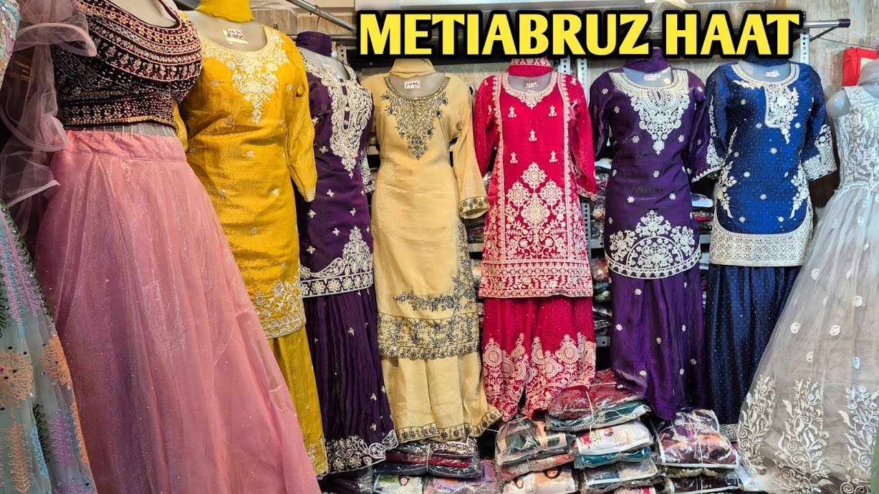 Eid special ethnic collection for wholesale in metiabruz wholesale market #metiabruzhaat 