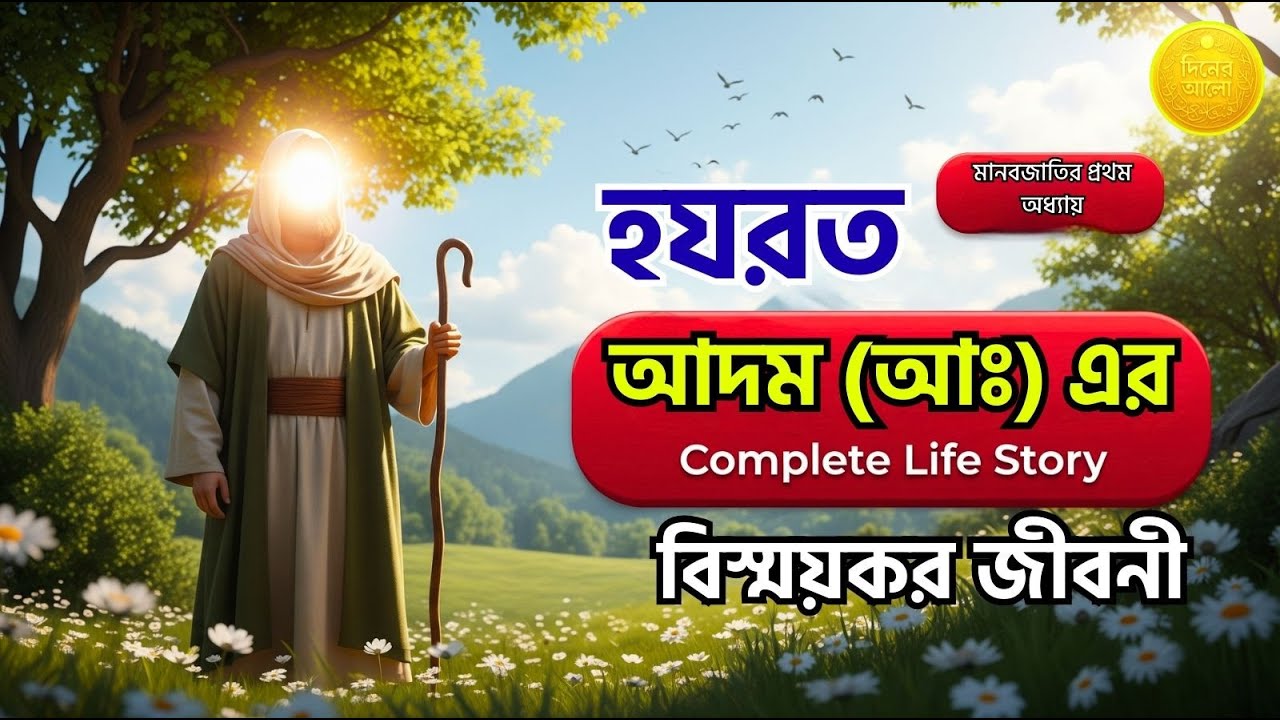 হযরত আদম (আ.)-এর বিস্ময়কর পূর্ণাঙ্গ জীবনী | Life History of Prophet Adam (AS)