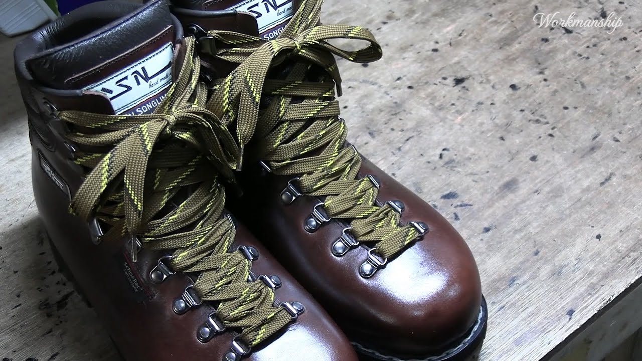 Process of Making Toughest Hiking Boots. Oldest Shoe shop in Korea