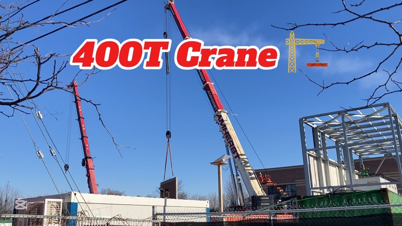 POWERFUL Mobile Crane At Work - Liebherr LTM1400-7.1 (400Ton)