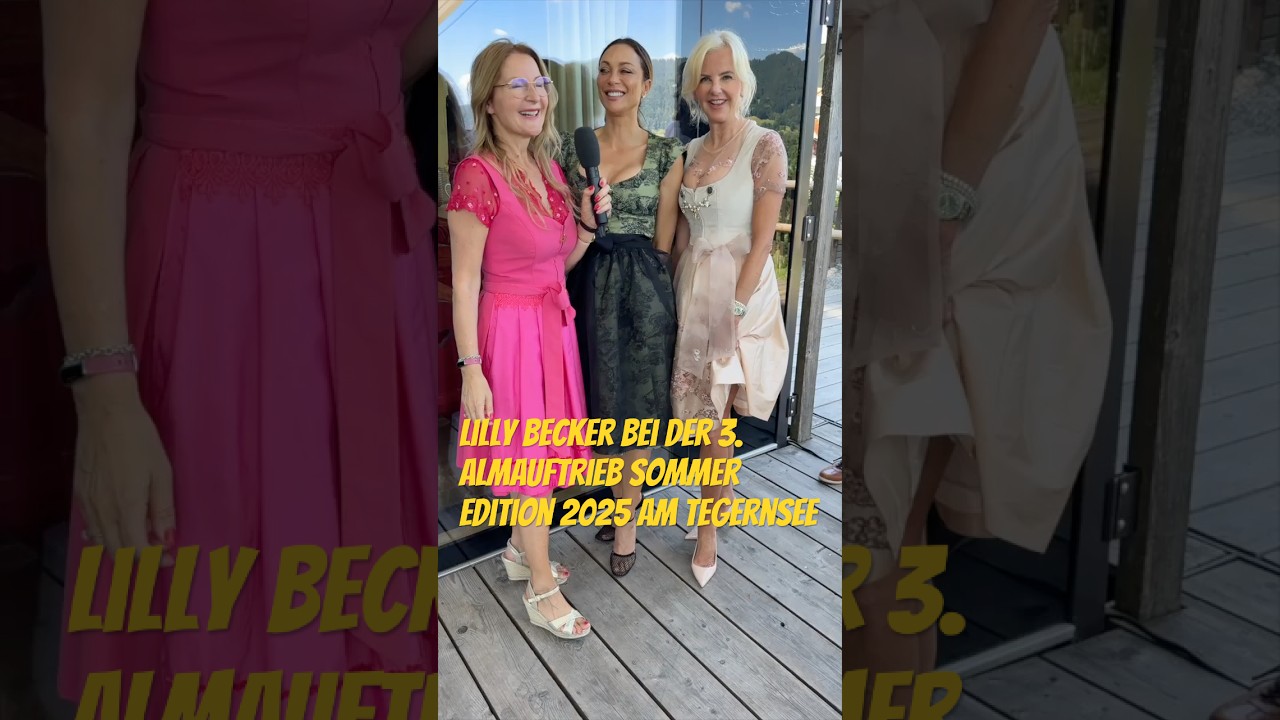 Lilly Becker bei der 3. Almauftrieb Summer Edition im Gut Kaltenbrunn - Gespr&auml;ch mit Barbara Osthoff