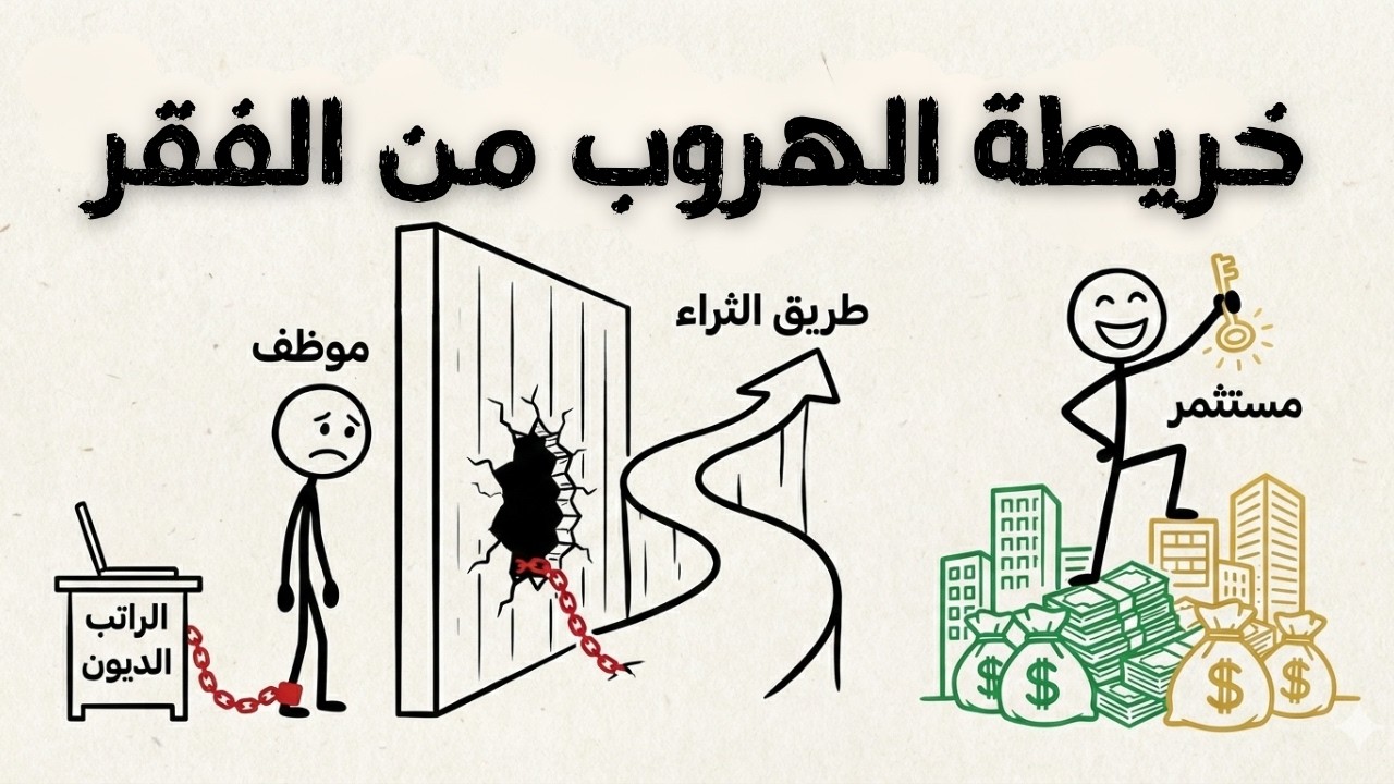 لماذا يظل 80% من الناس فقراء طوال حياتهم؟ سر الثراء في 8 خطوات فقط