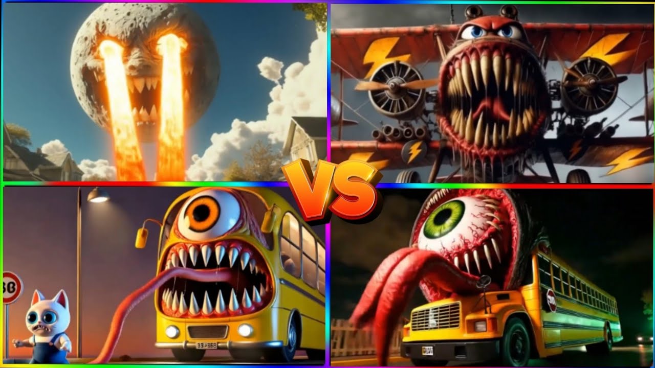 SCHOOLBUS 🆚 LUNAR MOON EATER | Tiles Hop EXE Battle