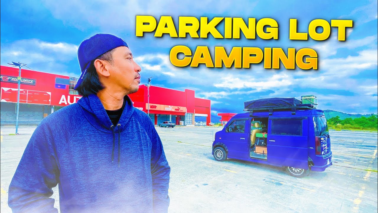 17&deg; COLD OVERNIGHT VANLIFE & CAMPING in an Open Public Parking Lot