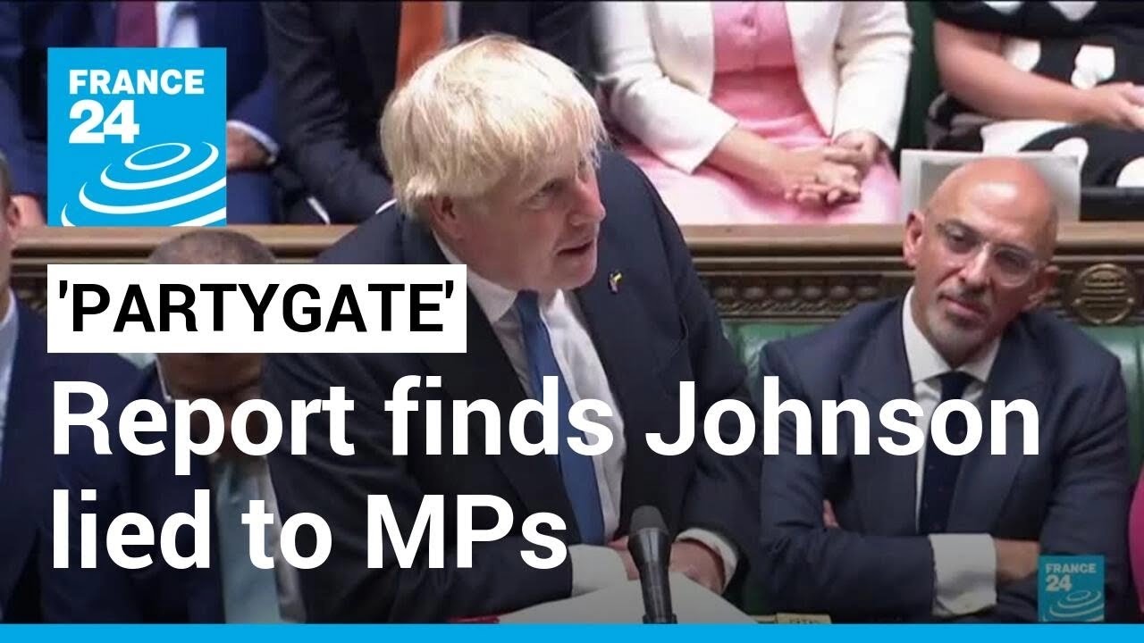 'Partygate' scandal: Johnson faced suspension for lying to MPs before quitting &bull; FRANCE 24 English