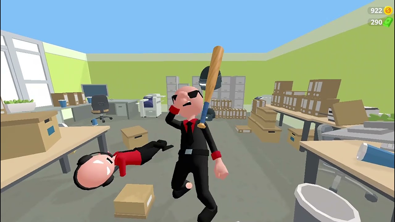 Playing crazy Office  Slap and Smash! - raw gameplay