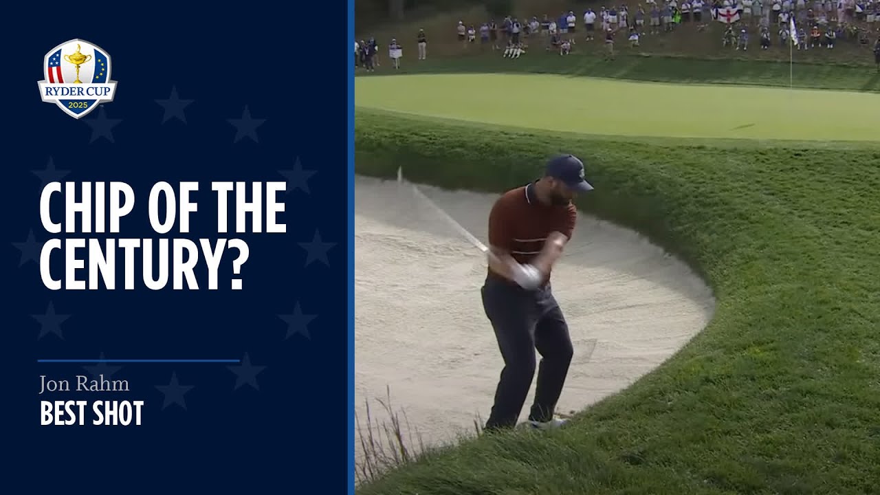 Jon Rahm's Insane Chip-In! | 2025 Ryder Cup