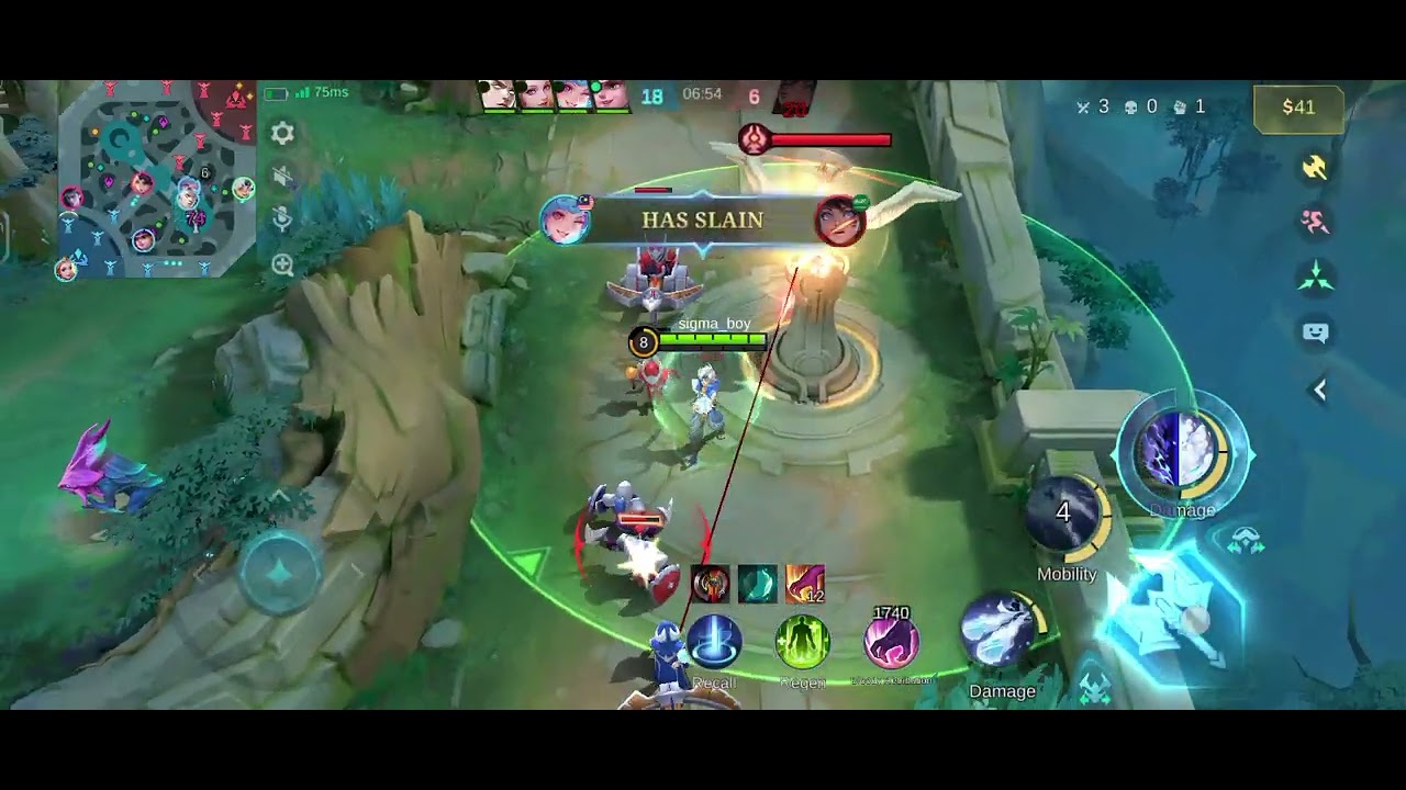 Playing mobile legends ( I spoke to soon!) 