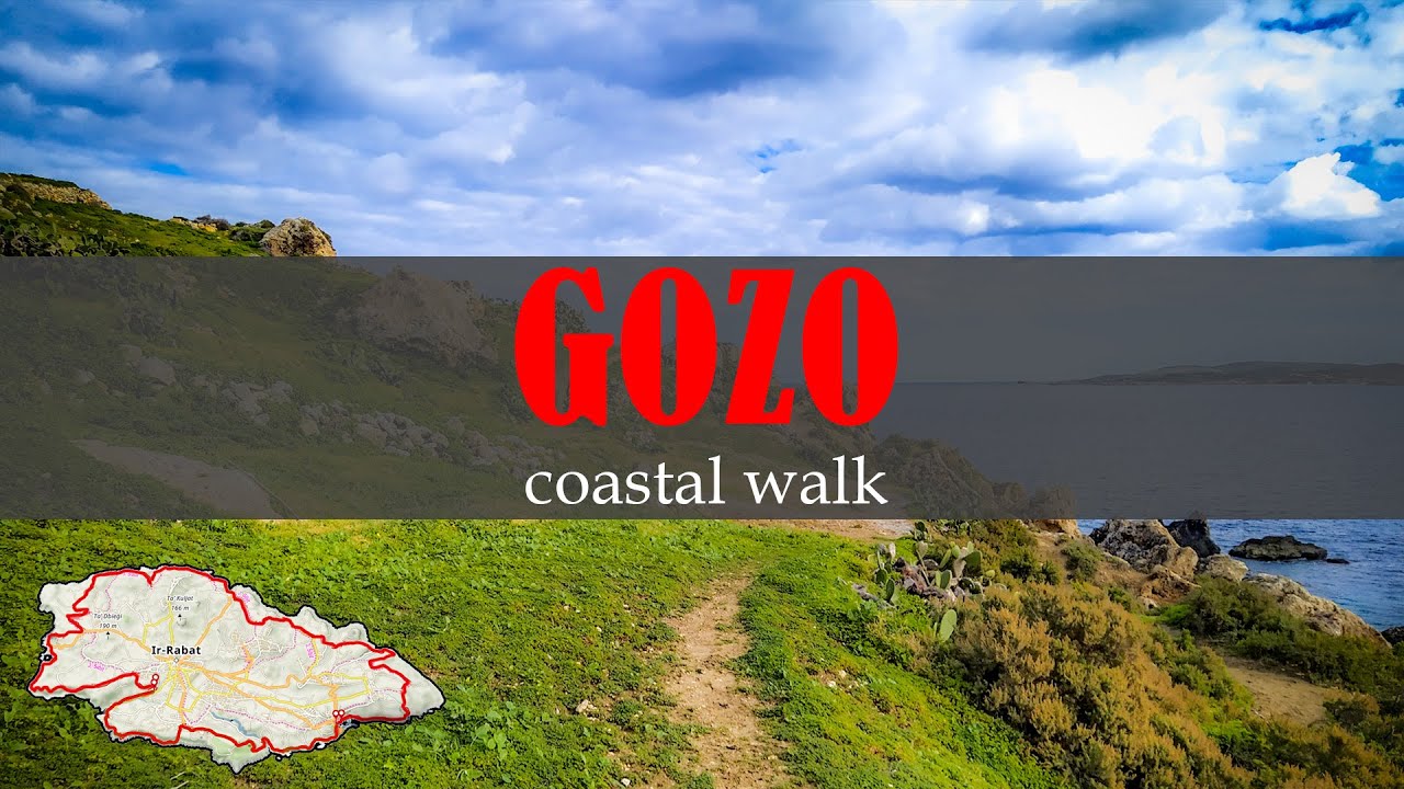 GOZO COASTAL WALK: 50 kilometers long distance trail around island of Gozo