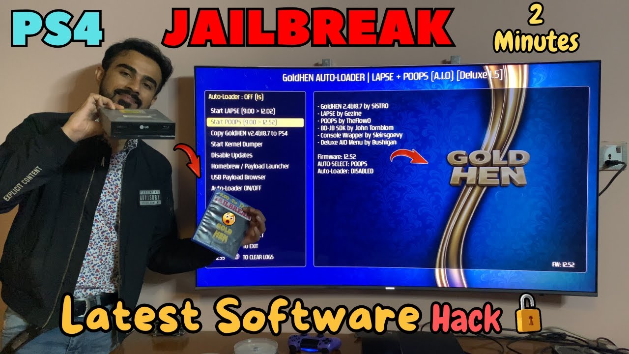 PS4 Disk HACKED in 2 Minutes with Latest Software Jailbreak