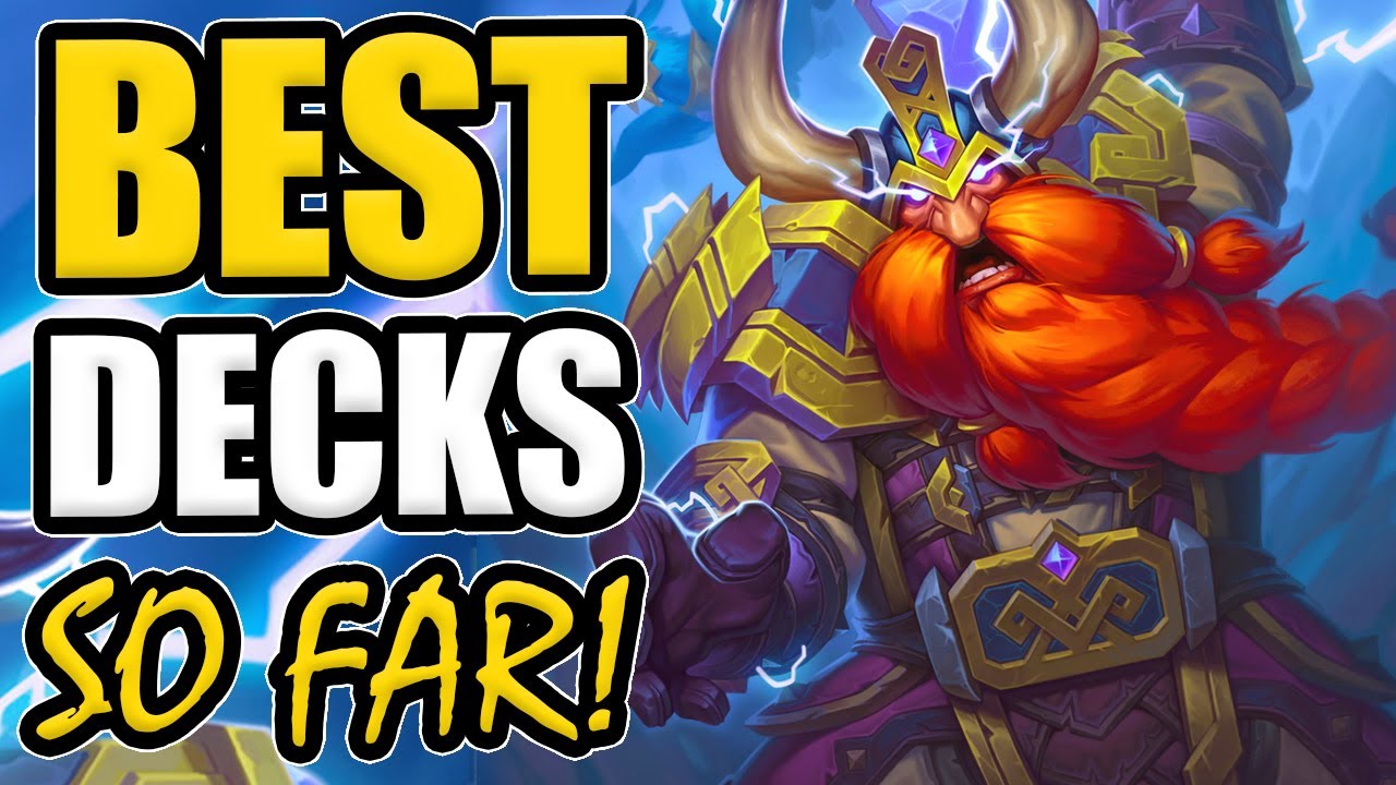 💣TOP 5 BEST NEW ACROSS THE TIMEWAYS DECKS So Far! | Hearthstone