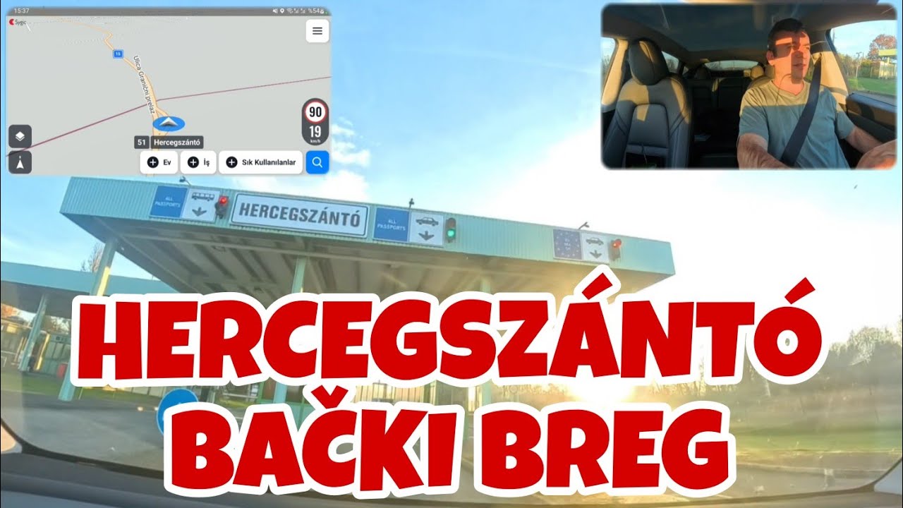 Hercegszántó - Bački Breg Sınır Kapısı / Macaristan - Sırbistan / 21.11.2024