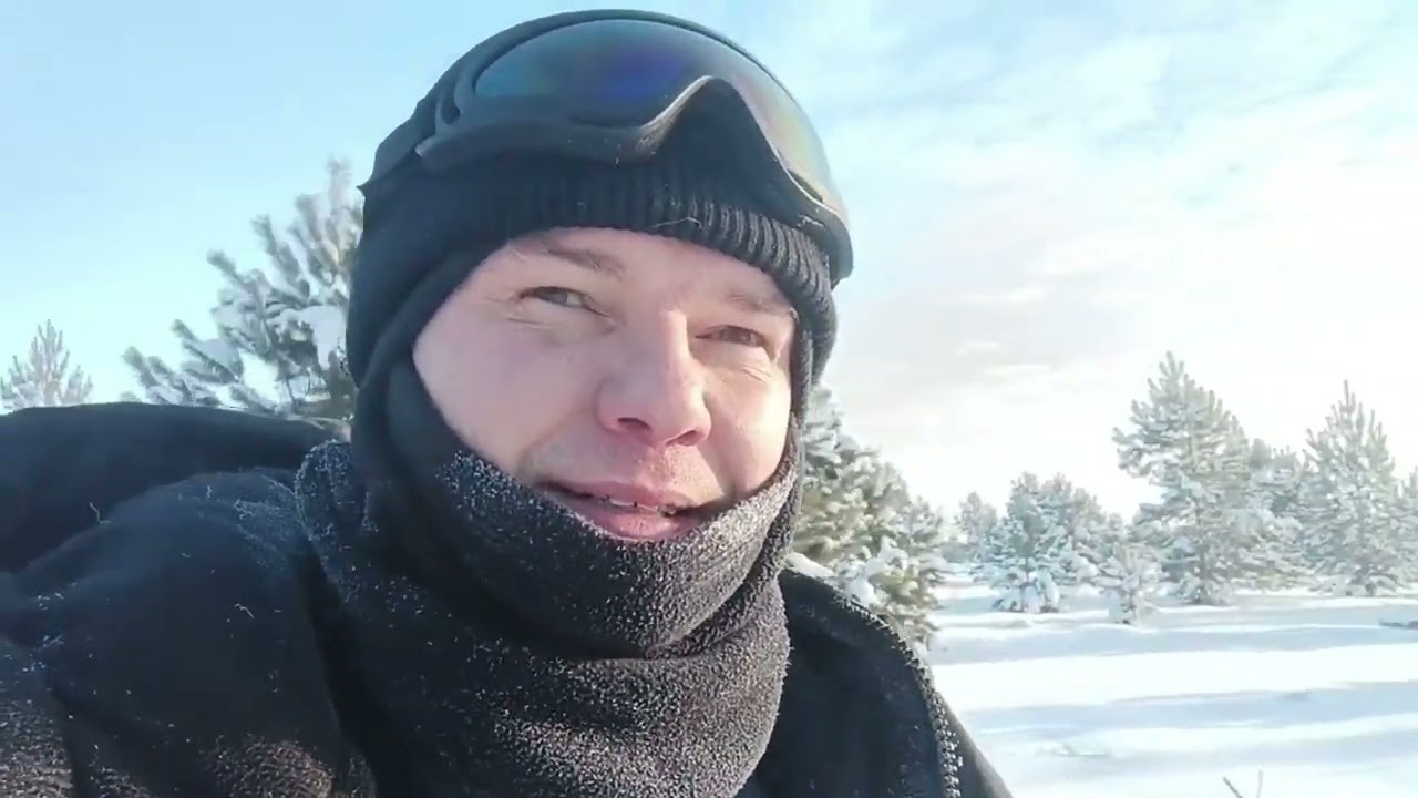 ВЫЕЗД НА СНЕГОХОДЕ БУРАН В - 35. ПОЛОМКА В ЛЕСУ!