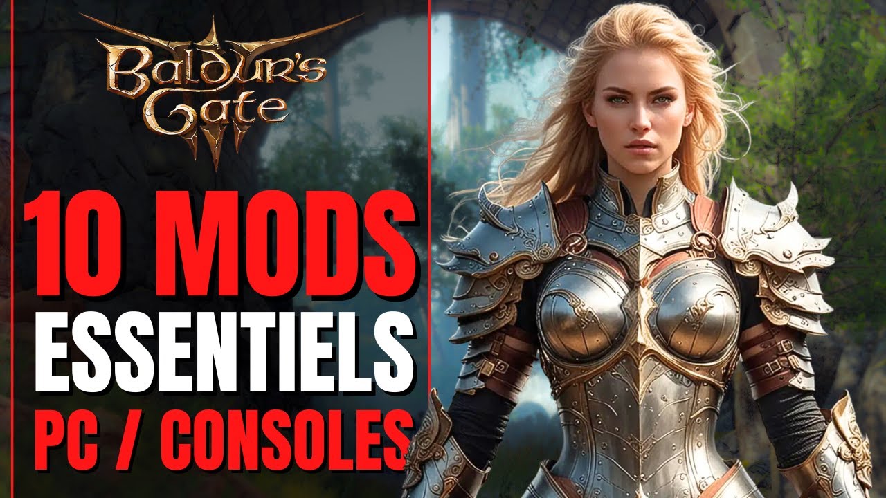 10 ESSENTIAL MODS for Baldur's Gate 3 (Part 1) | Compatible with Console and/or PC Patch 7 BG3 Mo...