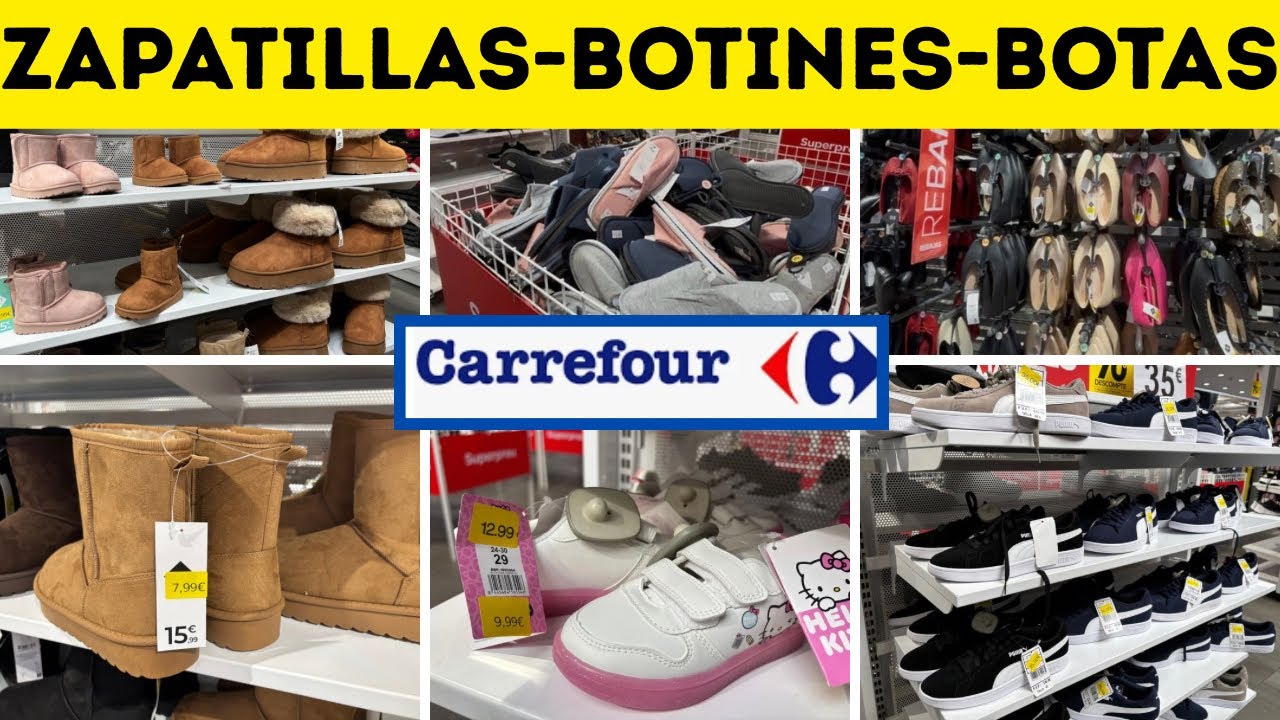 CARREFOUR REBAJAS DESDE 70% calzado 👞 botas,botines, zapatillas y m&aacute;s @ElisHometv 