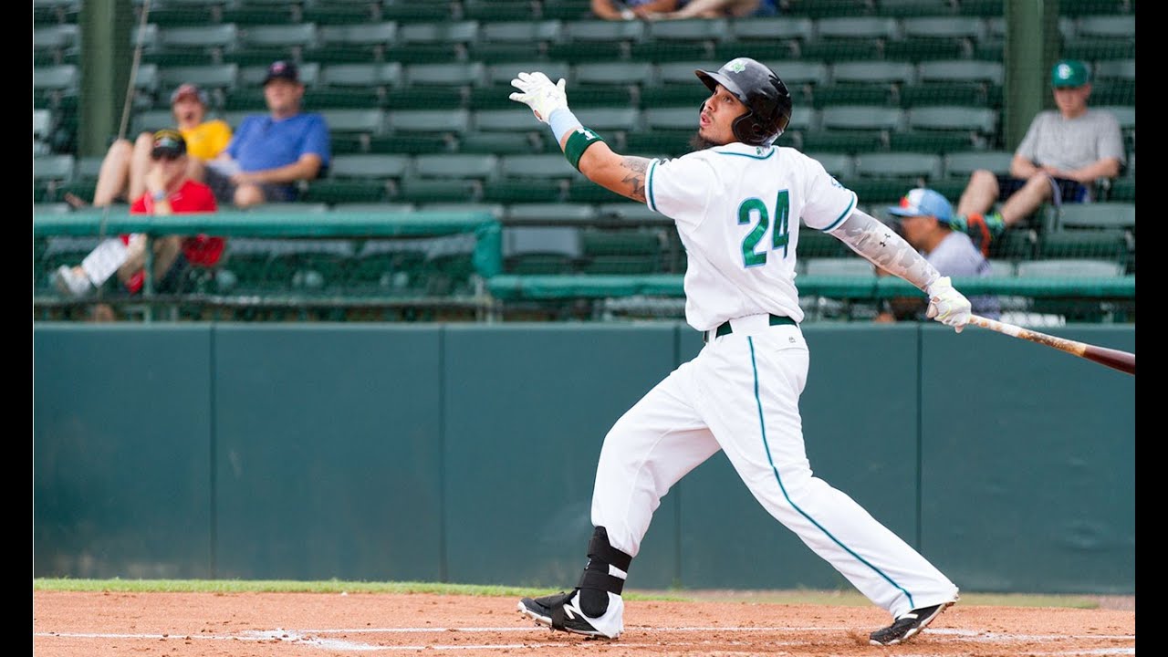 Sebastian Elizalde hitting for the DaytonaTortugas