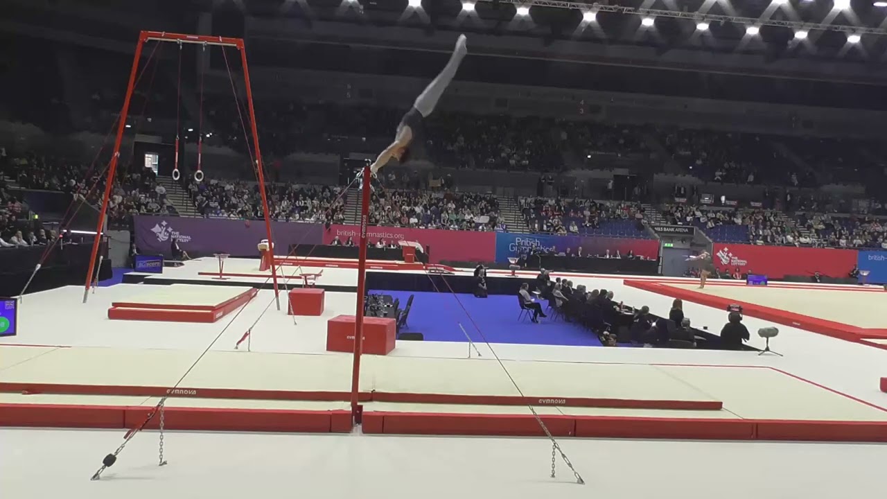 Gabriele Langton-H-Bar-SILVER-MAG U18 App-2024 Gymnastics British Championships