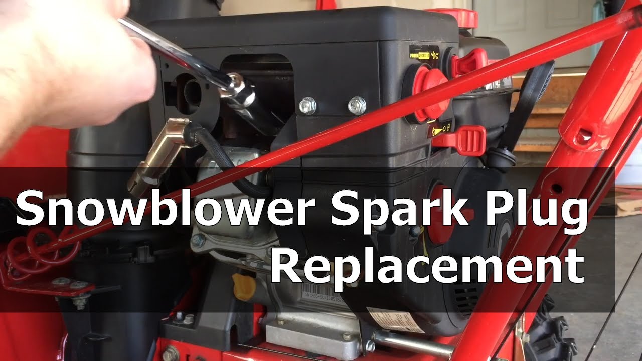 Snowblower Spark Plug Replacement Change